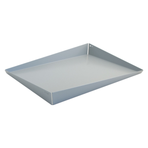 FUTO large tray GRAY stor bakke i grå aluminium