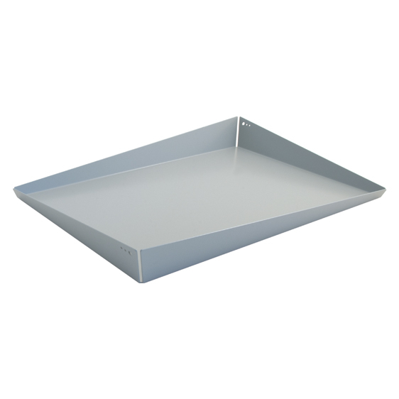 FUTO large tray GRAY stor bakke i grå aluminium