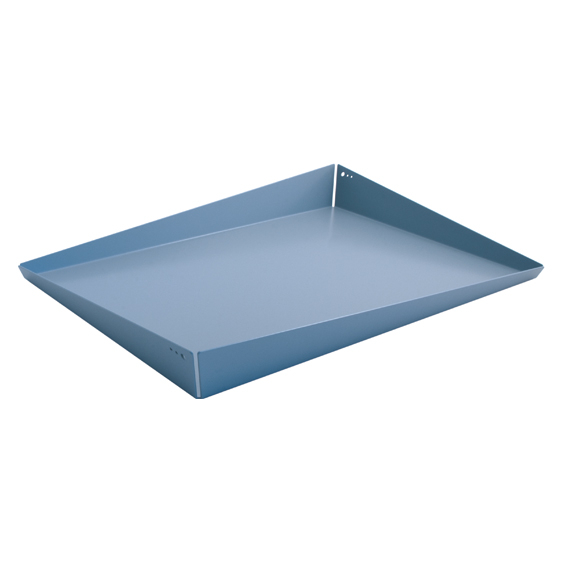 FUTO tray large THUNDER stor bakke i tordenblå aluminium