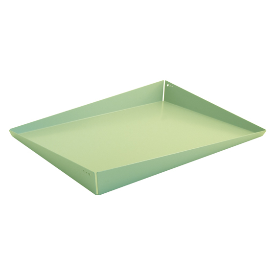 FUTO tray large MINT stor bakke i mintgrøn aluminium