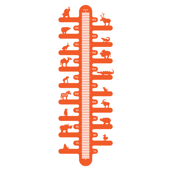 ZOOMETER orange målepind til børn