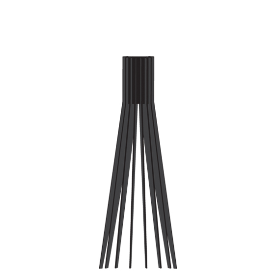 RAYS lysestage MEDIUM i sort metal