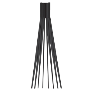 RAYS lysestage LARGE i sort metal RAYS lysestage LARGE i sort metal