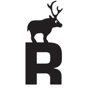 ZOO·FABET R bogstav i sort metal ZOO·FABET R bogstav i sort metal