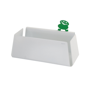 STUFF·IT minibox HVID/GRØN aluminium til opbevaring af dine småting