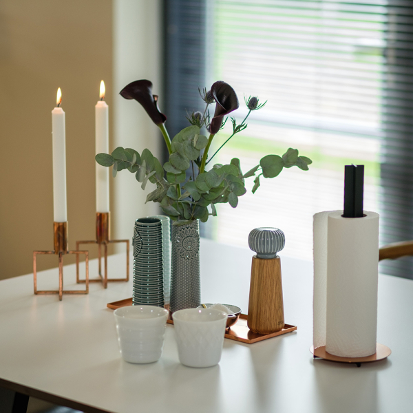 Skøn samling af lækre designs til spisebordet i ægte kobber fra Morfo